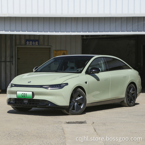 2022 New Car 500KM Two-Wheel Drive Standard Model with Panoramic Sunroof 4-Door 5-Seat Electric Sedan Leapmotor C01